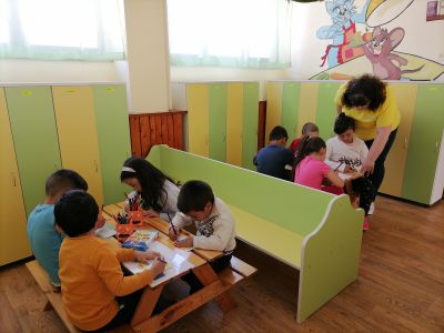 АПСПО   "Дейност 1 - Допълнително обучение по български език за деца от уязвими групи" - ДГ 15 Райна Княгиня - Перник
